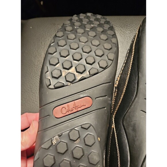 Cole Haan Tucker Venetian Black Leather Slip On Comfort Driving Loafer 11.5M (S2 - Picture 7 of 10